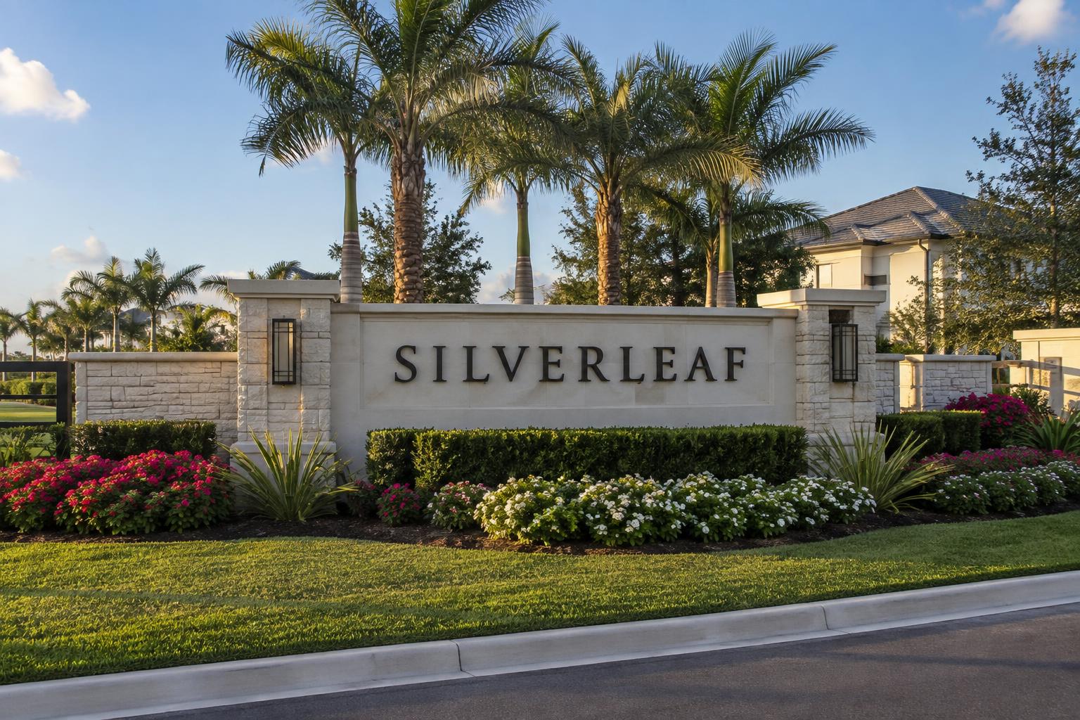 SilverLeaf St. Augustine new construction homes community entrance sign
